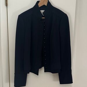 Lewit Classic Navy Structured Blazer